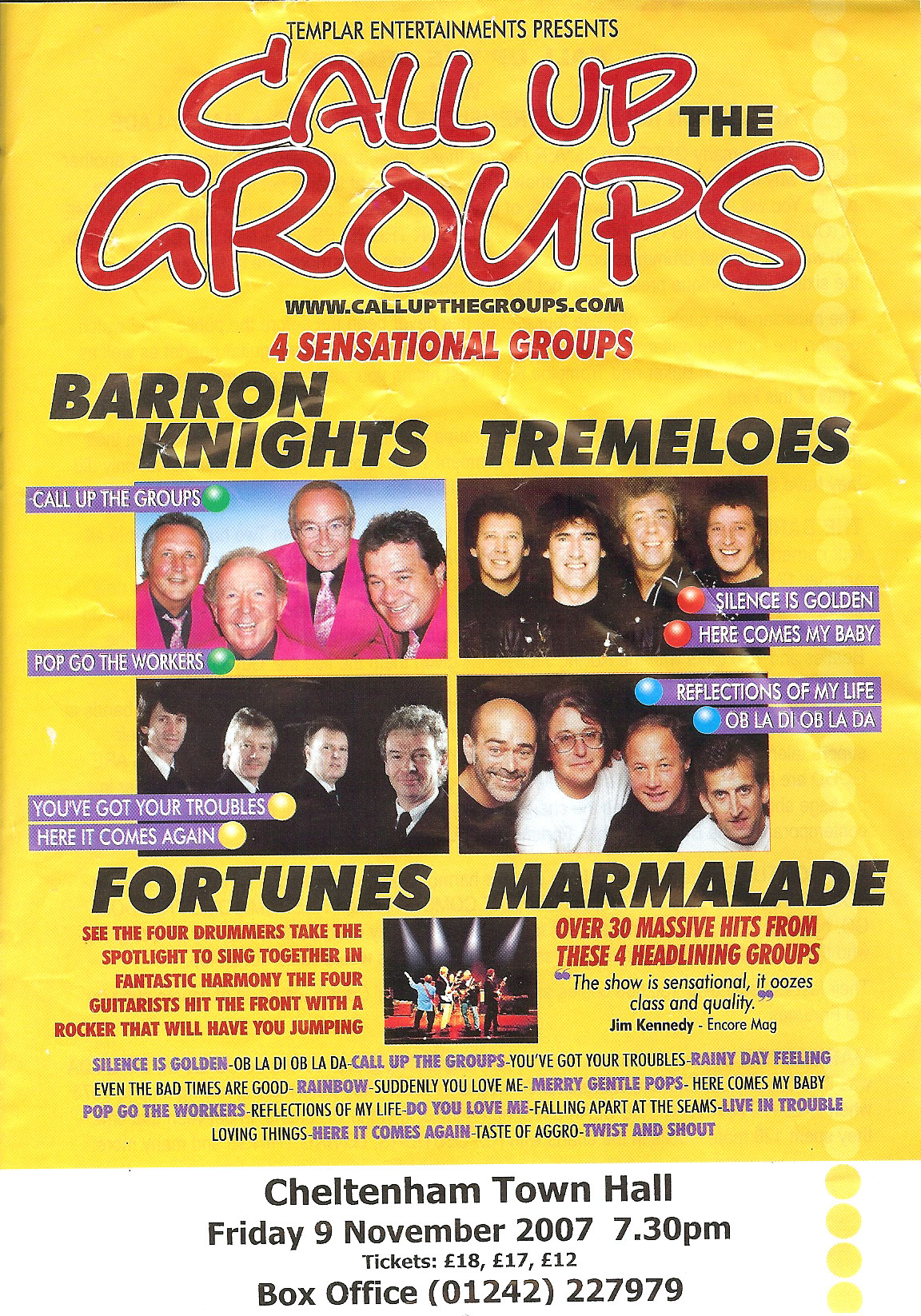 Call Up The Groups Flyer